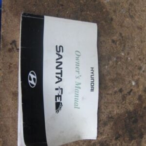 2003 HYUNDAI SANTA FE MK1 2.7 V6 PETROL. OWNERS MANUAL