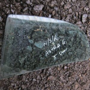 VAUXHALL ASTRA MK4 G. PASSENGER REAR DOOR WINDOW GLASS