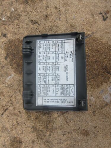 2003 HYUNDAI SANTA FE MK1 2.7 V6 PETROL. FUSE BOX COVER