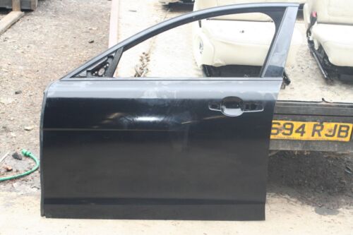 2018 JAGUAR XF SALOON. PASSENGER SIDE FRONT DOOR BARE SHELL BLACK GOOD CONDITION