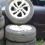 VAUXHALL ADAM ALLOY WHEELS, SET OF 4, NEED REFURB