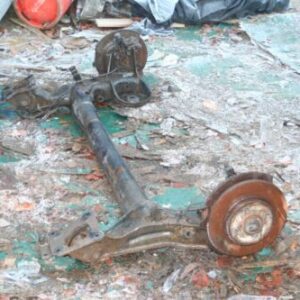 2011 CITROEN BERLINGO VAN MK2. REAR AXLE