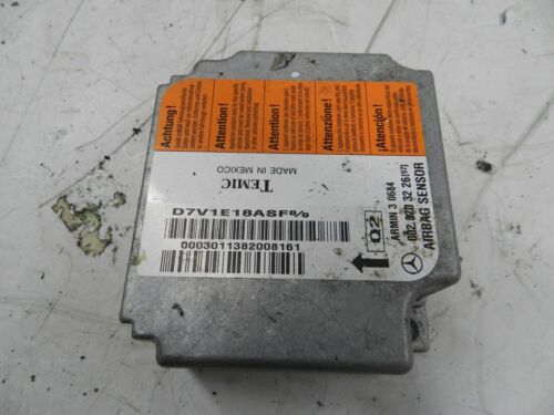 2002 MERCEDES BENZ E CLASS W210. AIRBAG ECU SENSOR 0028203226