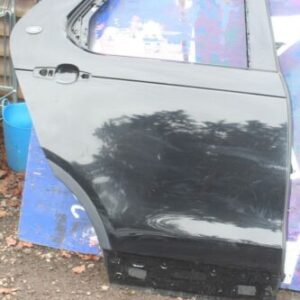2018 LAND ROVER DISCOVERY 5 L462 DRIVER SIDE REAR DOOR BARE SHELL BLACK MARKED