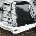 2006 MERCEDES ML 320 CDI W164. BOOT LID TAILGATE BARE IN SILVER - Image 8