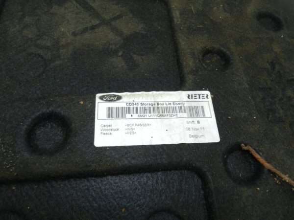 2012 FORD GALAXY MK3 TITANIUM. REAR FLOOR COVER PANEL STORAGE LID - Image 3