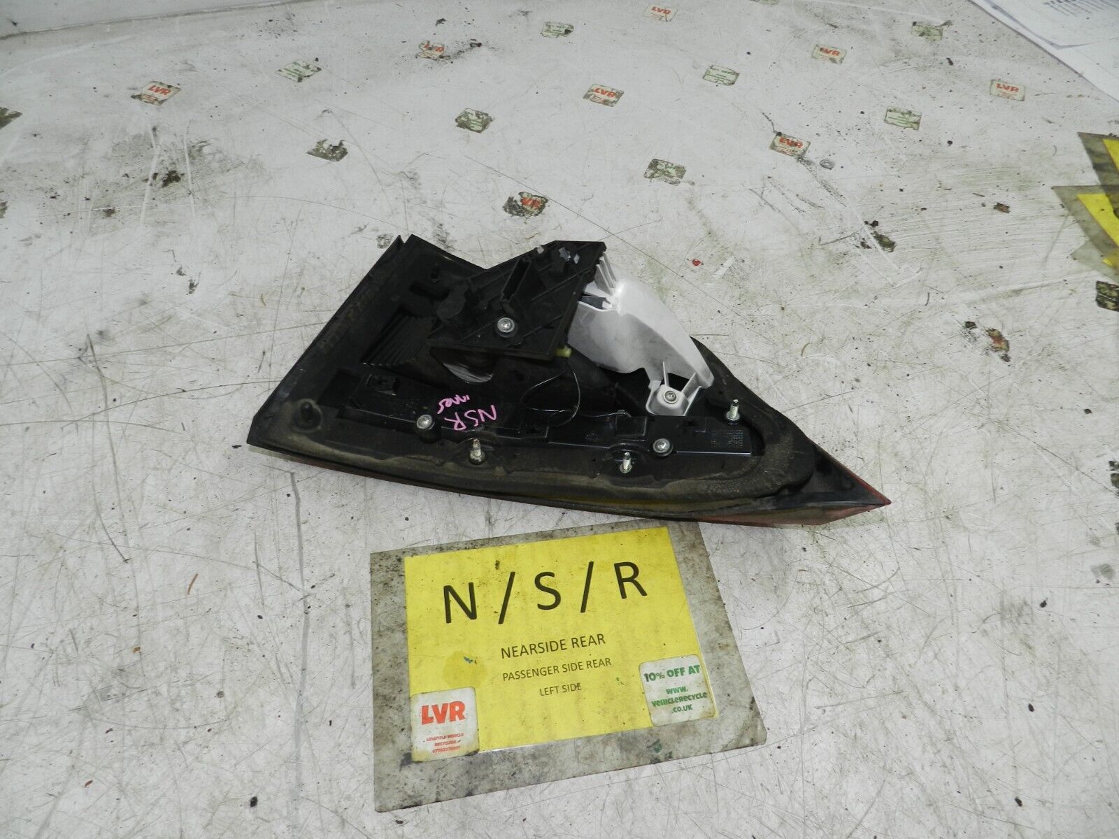 2012 FORD GALAXY MK3 TITANIUM. PASSENGER SIDE REAR INNER LIGHT UNIT - Image 5