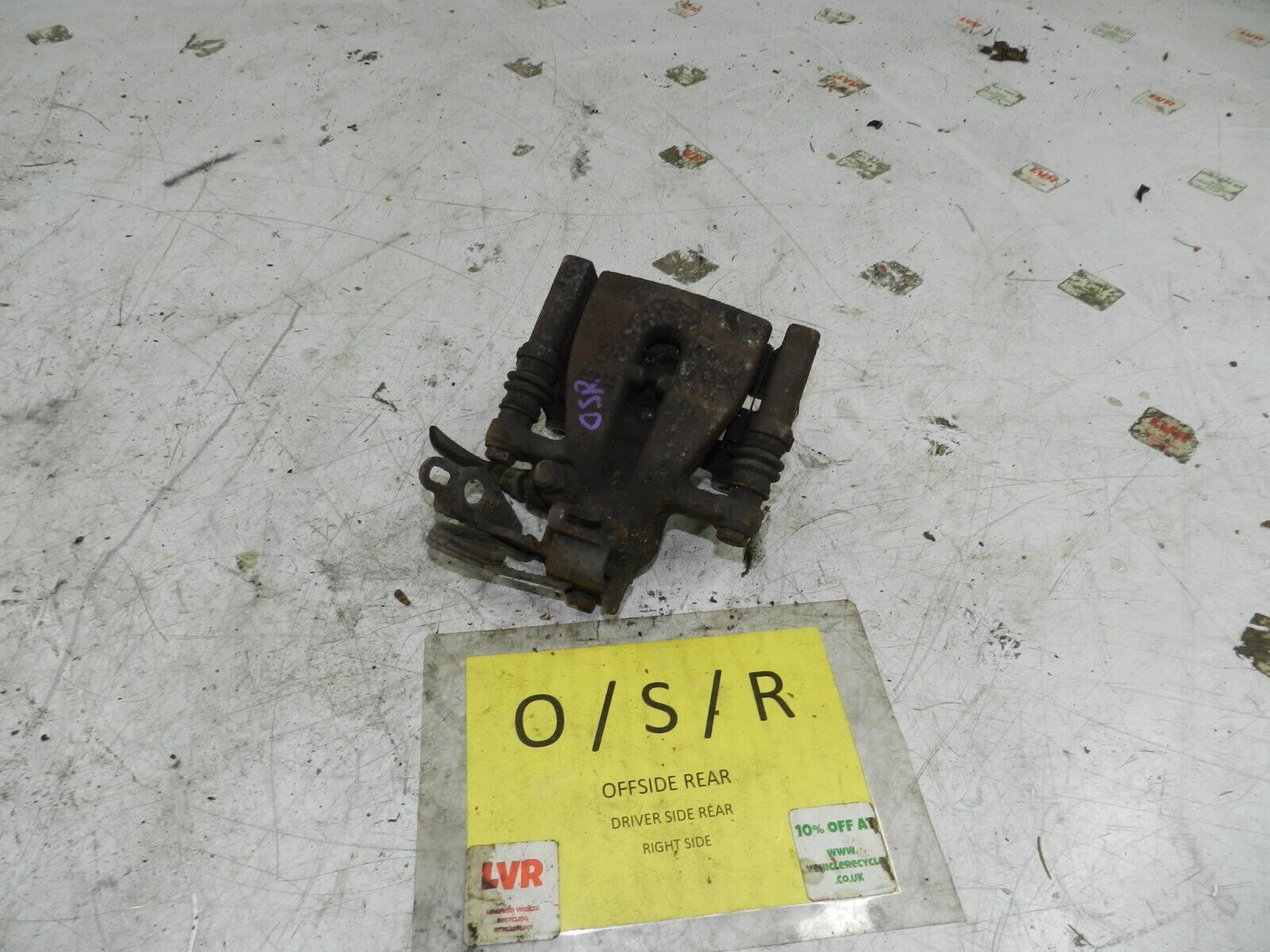 2012 FORD GALAXY MK3 TITANIUM. DRIVER SIDE REAR BRAKE CALIPER AND CARRIER - Image 2