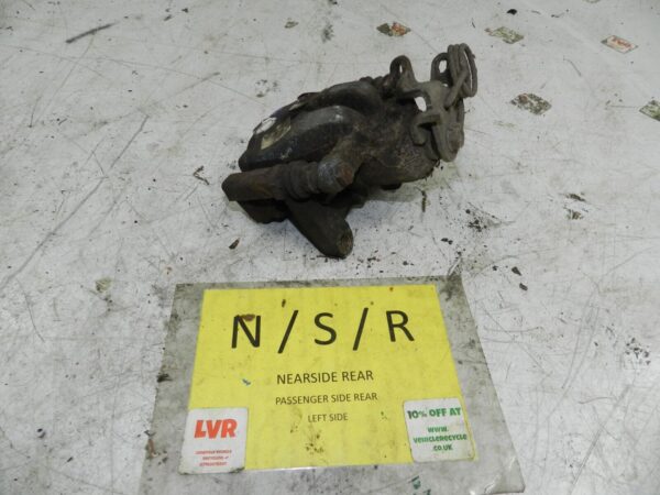 2012 FORD GALAXY MK3 TITANIUM. PASSENGER SIDE REAR BRAKE CALIPER AND CARRIER - Image 2