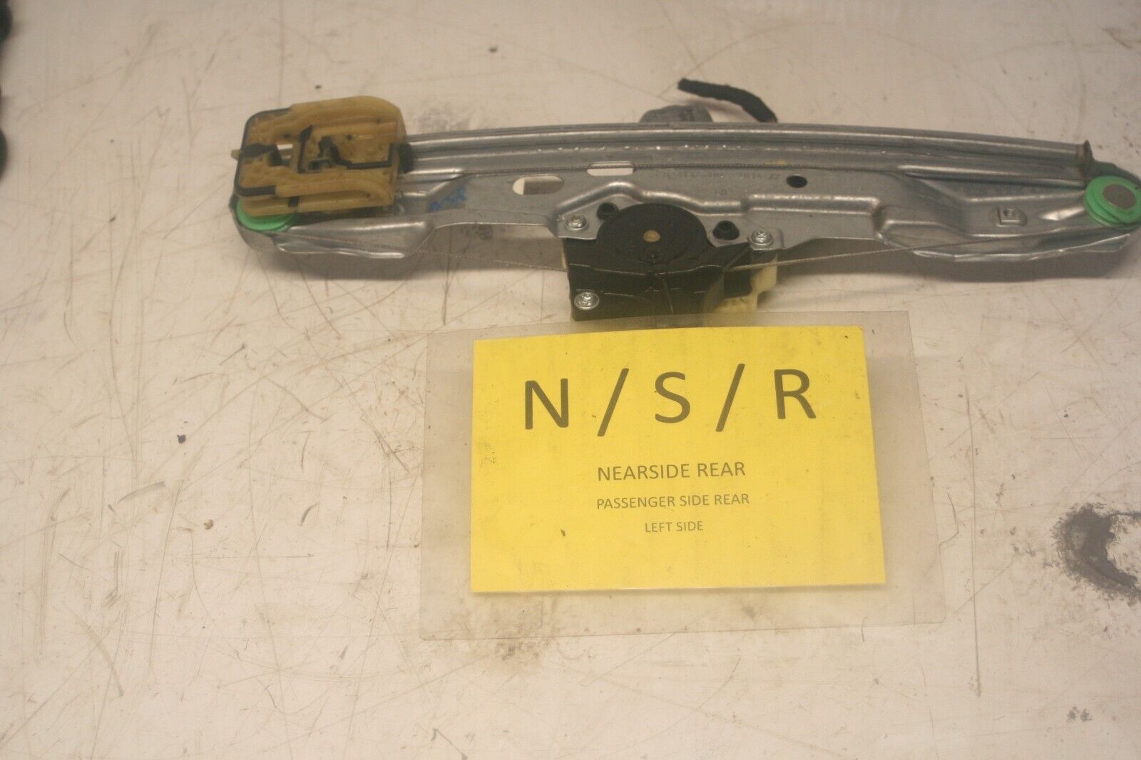 2014 FORD FOCUS MK3. PASSENGER SIDE REAR WINDOW REGULATOR
