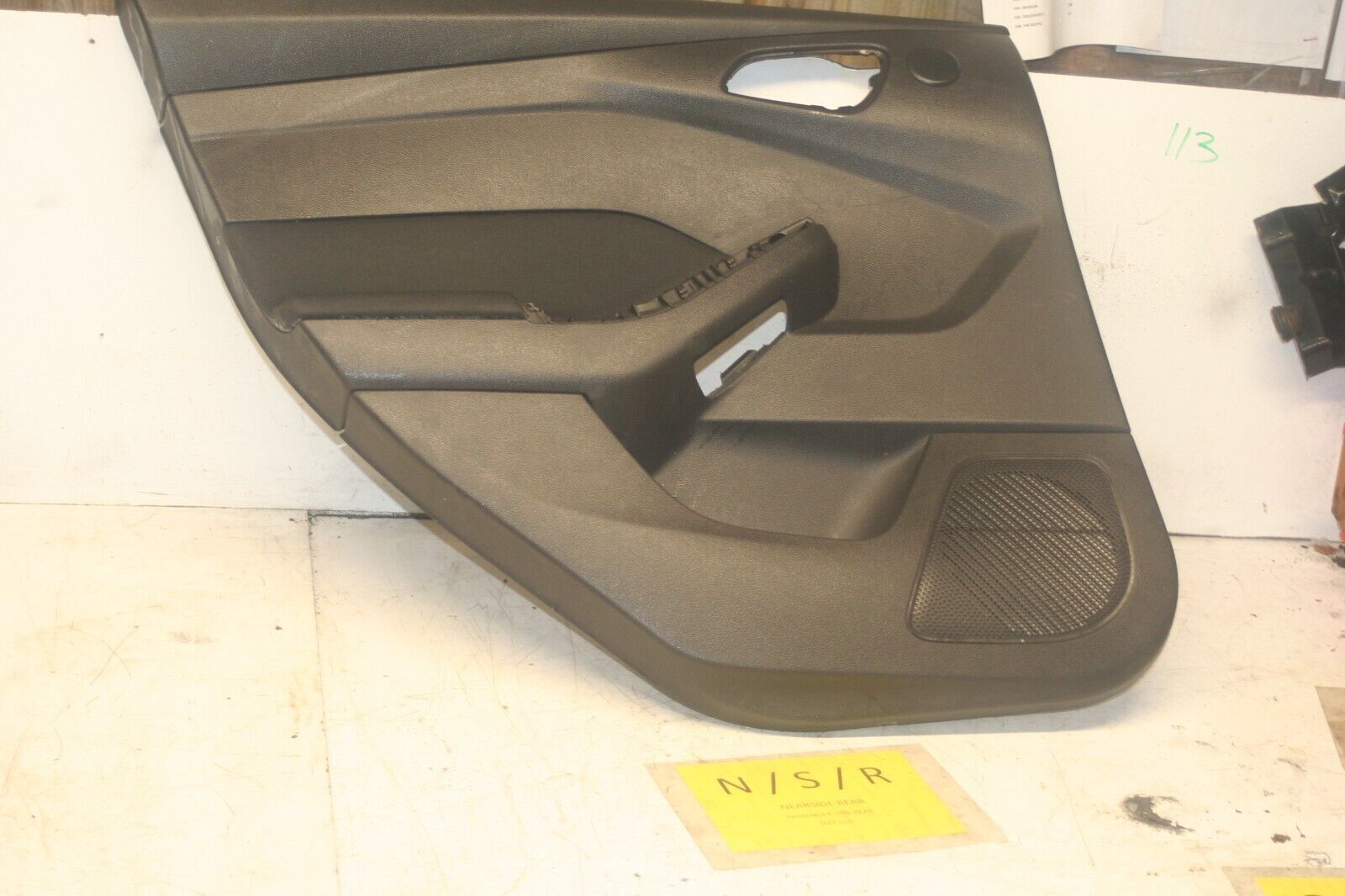 2014 FORD FOCUS MK3. PASSENGER SIDE REAR DOOR CARD