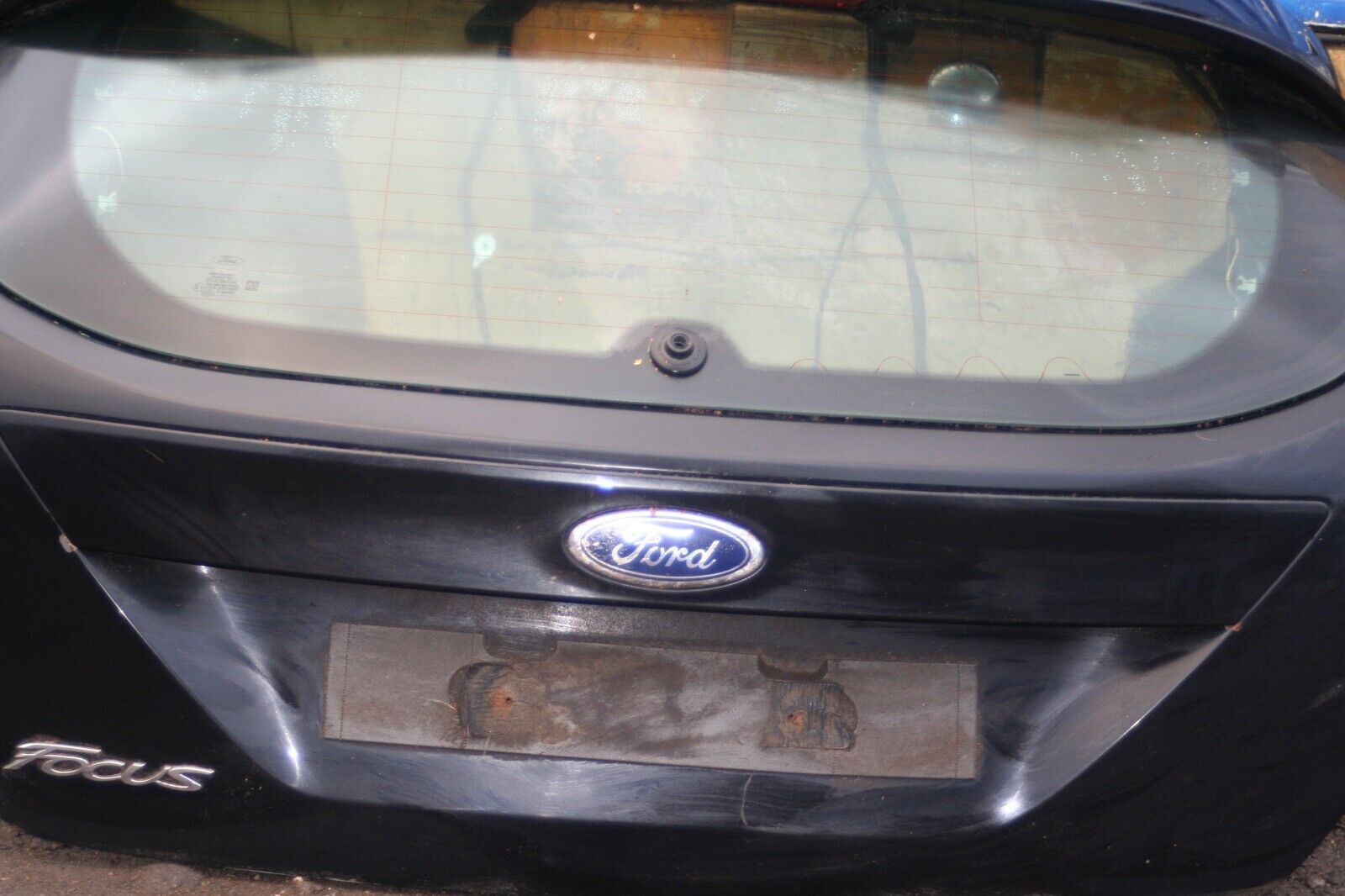 2014 FORD FOCUS MK3. BOOT LID TAIL GATE BARE IN BLACK