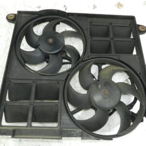 134. 1997-2002 JAGUAR XJ8. RADIATOR COOLING FANS BROKEN SURROUND