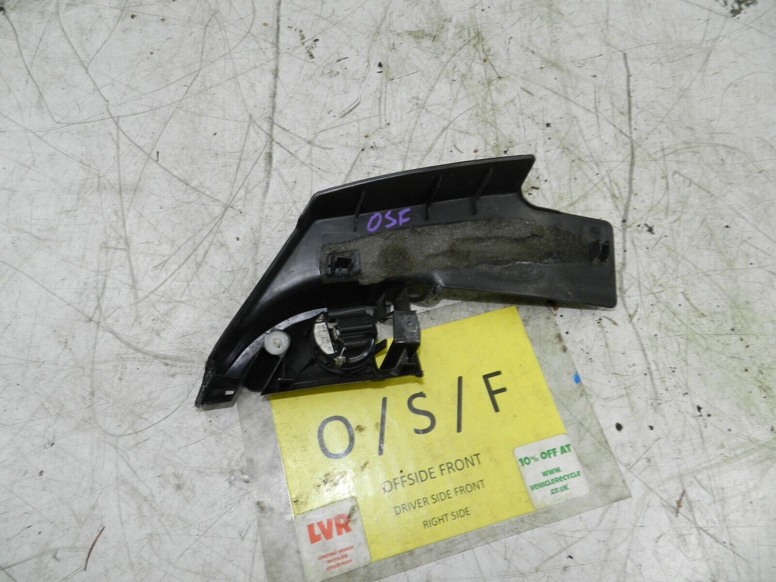 2008 FORD FOCUS CC CONVERTIBLE. DRIVER SIDE FRONT DOOR TWEETER