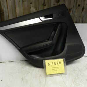 2014 AUDI S4 QUATRO A4 B8. PASSENGER SIDE REAR DOOR CARD