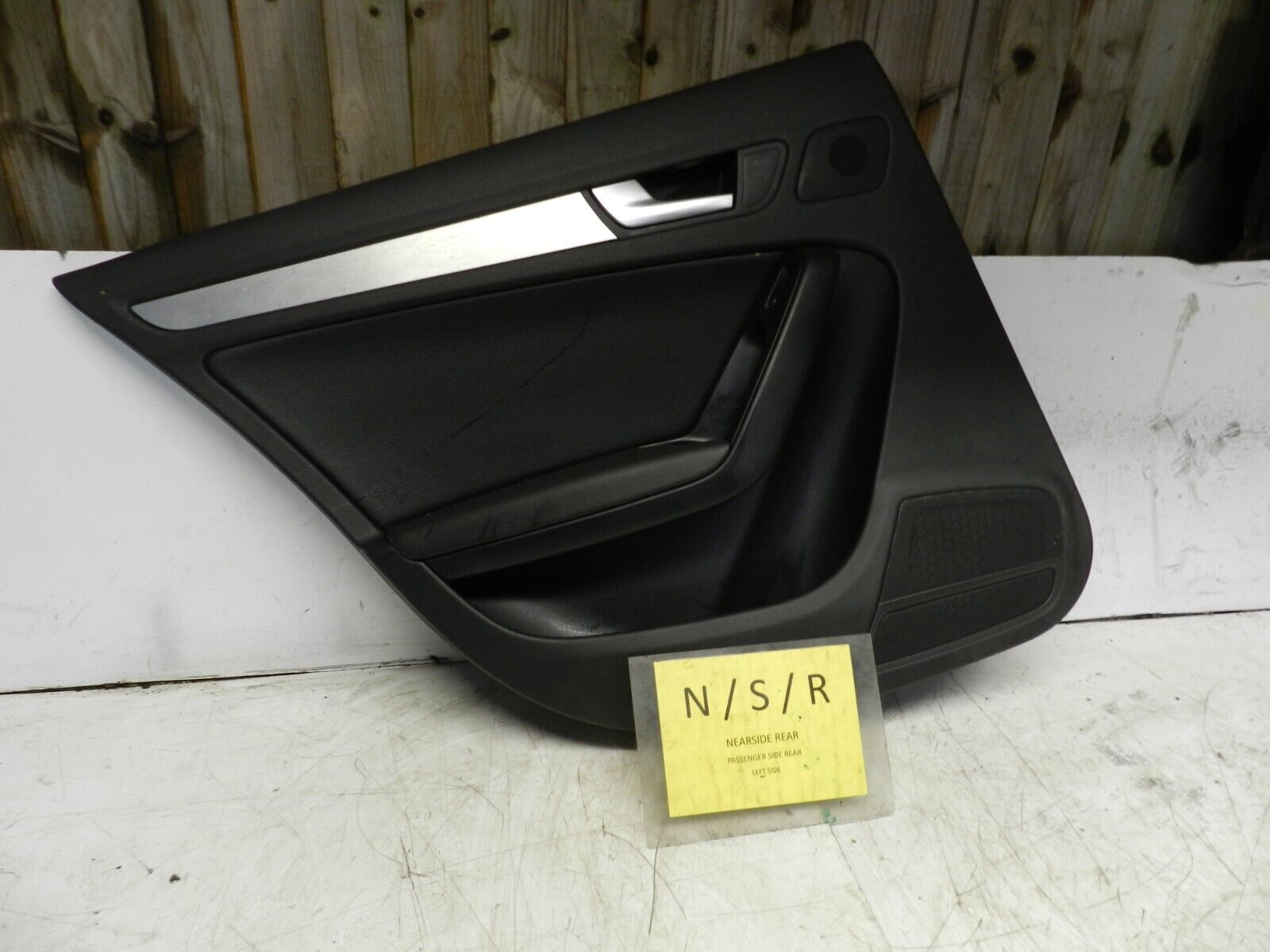 2014 AUDI S4 QUATRO A4 B8. PASSENGER SIDE REAR DOOR CARD