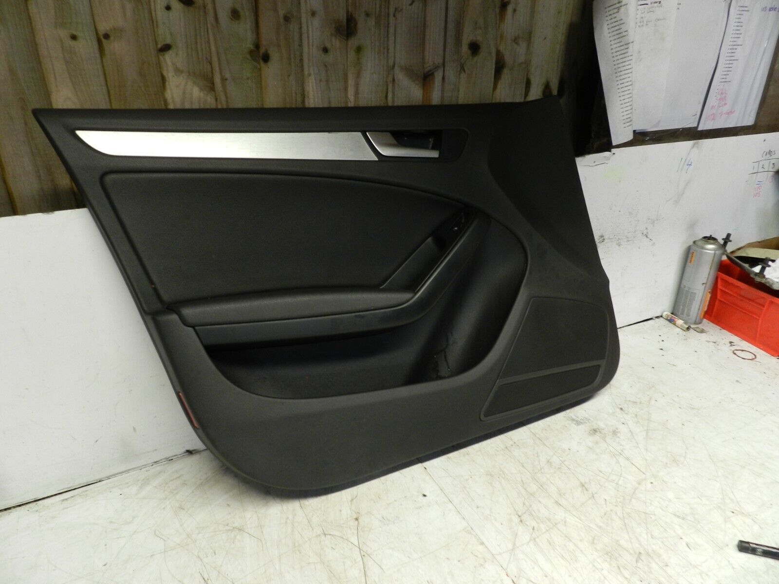 2014 AUDI S4 QUATRO A4 B8. PASSENGER SIDE FRONT DOOR CARD - Image 2