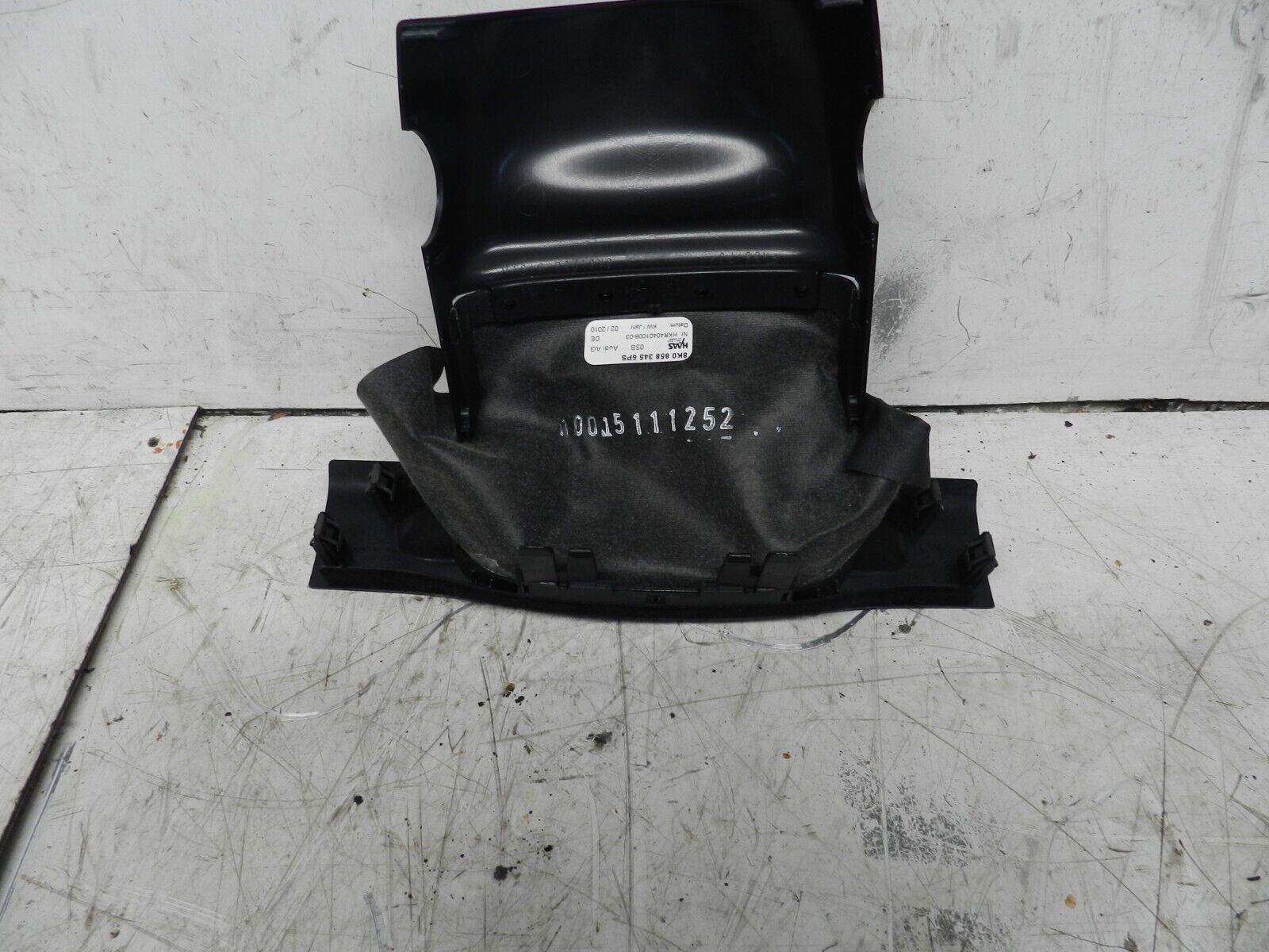 2014 AUDI S4 QUATRO A4 B8. STEERING COWLING UPPER 8K0858345 - Image 2