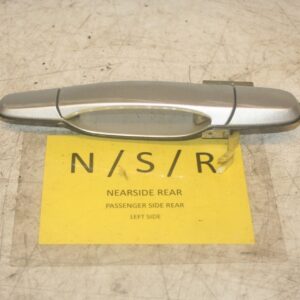 2004 LEXUS IS200. PASSENGER SIDE REAR DOOR HANDLE OUTER IN SILVER