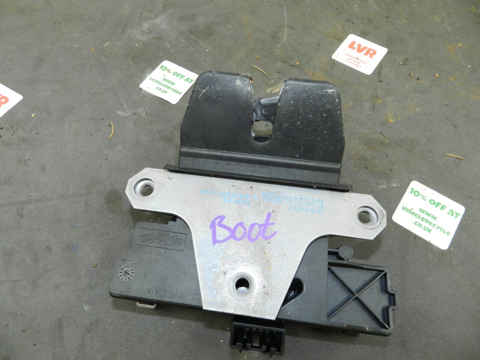 2008 FORD FOCUS CC CONVERTIBLE. BOOT LID TAILGATE LATCH CATCH LOCK