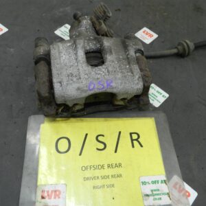 2008 FORD FOCUS CC CONVERTIBLE. DRIVER SIDE REAR BRAKE CALIPER + CARRIER