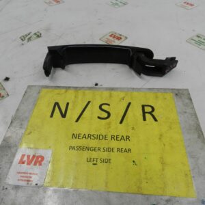 VOLKSWAGEN POLO 9N. PASSENGER SIDE REAR EXTERNAL OUTER DOOR HANDLE IN BLACK