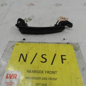 VOLKSWAGEN POLO 9N. PASSENGER SIDE FRONT EXTERNAL OUTER DOOR HANDLE IN BLACK