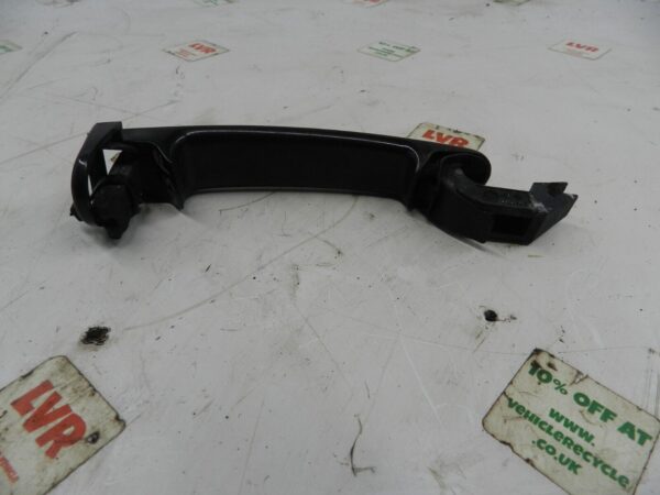 VOLKSWAGEN POLO 9N. DRIVER SIDE FRONT EXTERNAL OUTER DOOR HANDLE IN BLACK - Image 2