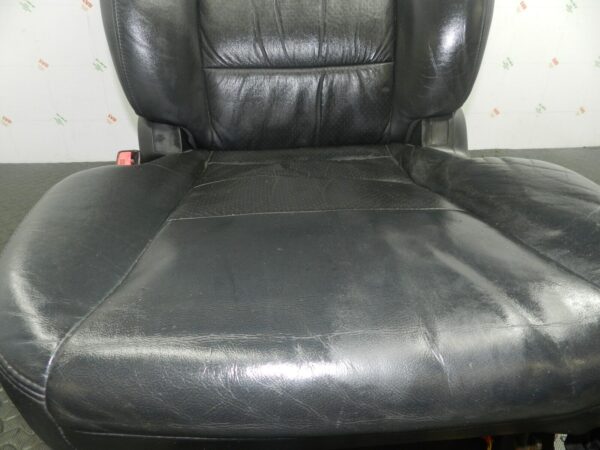 2006 MITSUBISHI SHOGUN MK3. PASSENGER FRONT BLACK LEATHER SEAT ELECTRIC HEATED - Image 4