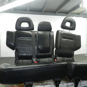 2006 MITSUBISHI SHOGUN MK3. REAR BENCH BLACK LEATHER ELECTRIC HEATED SEATS