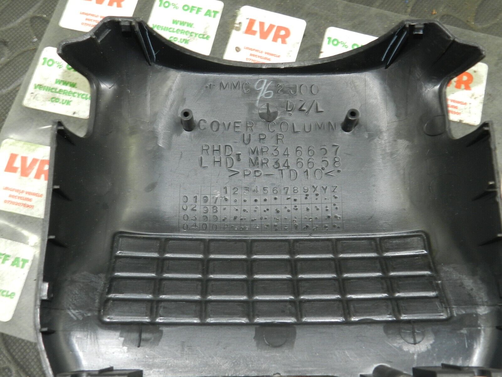 2006 MITSUBISHI SHOGUN MK3. STEERING COWLING UPER - Image 3