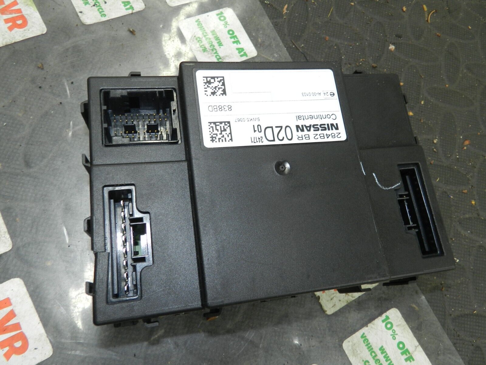2009 NISSAN QASHQAI J10. 284B2BR 02D BODY CONTROL MODULE - Image 2