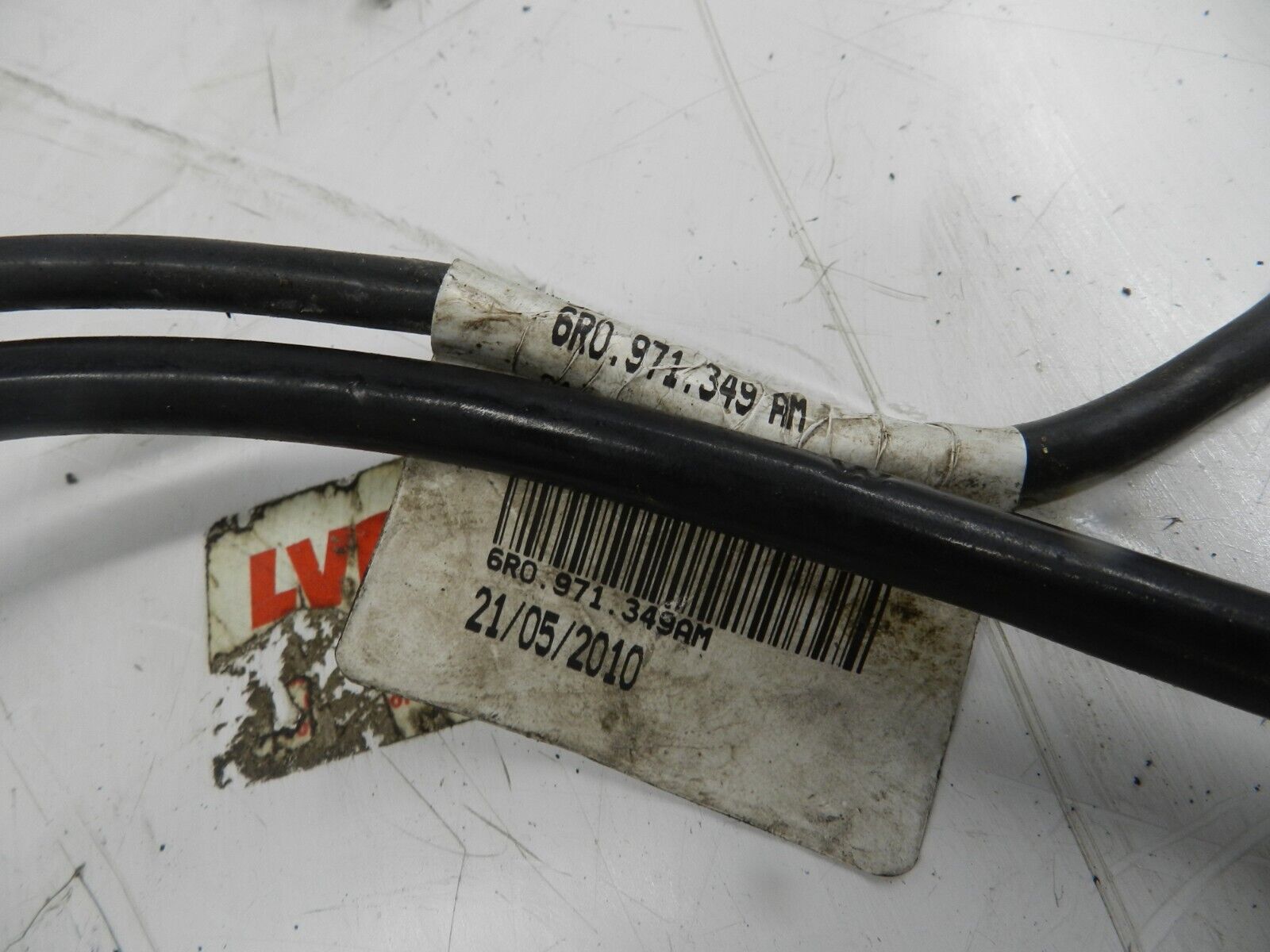 VOLKSWAGEN POLO 9N. ALTERNATOR - STARTER CABLE WIRE BATTERY TERMINAL 6R0971349AM - Image 2