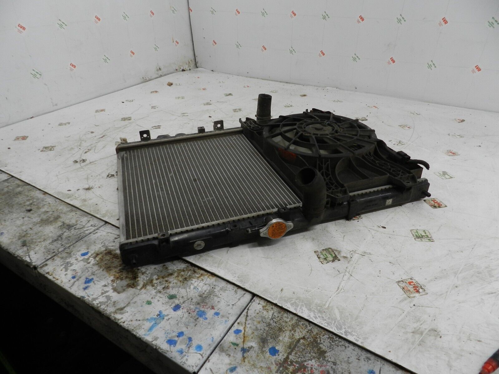 2006 MITSUBISHI SHOGUN PININ, COOLING COOLANT RADIATOR WITH FAN