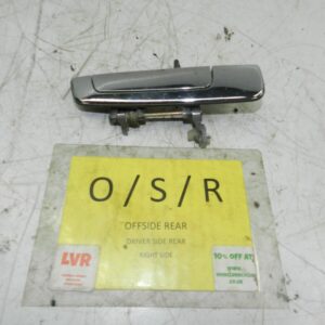 2006 MITSUBISHI SHOGUN PININ DRIVER SIDE REAR DOOR HANDLE IN CHROME