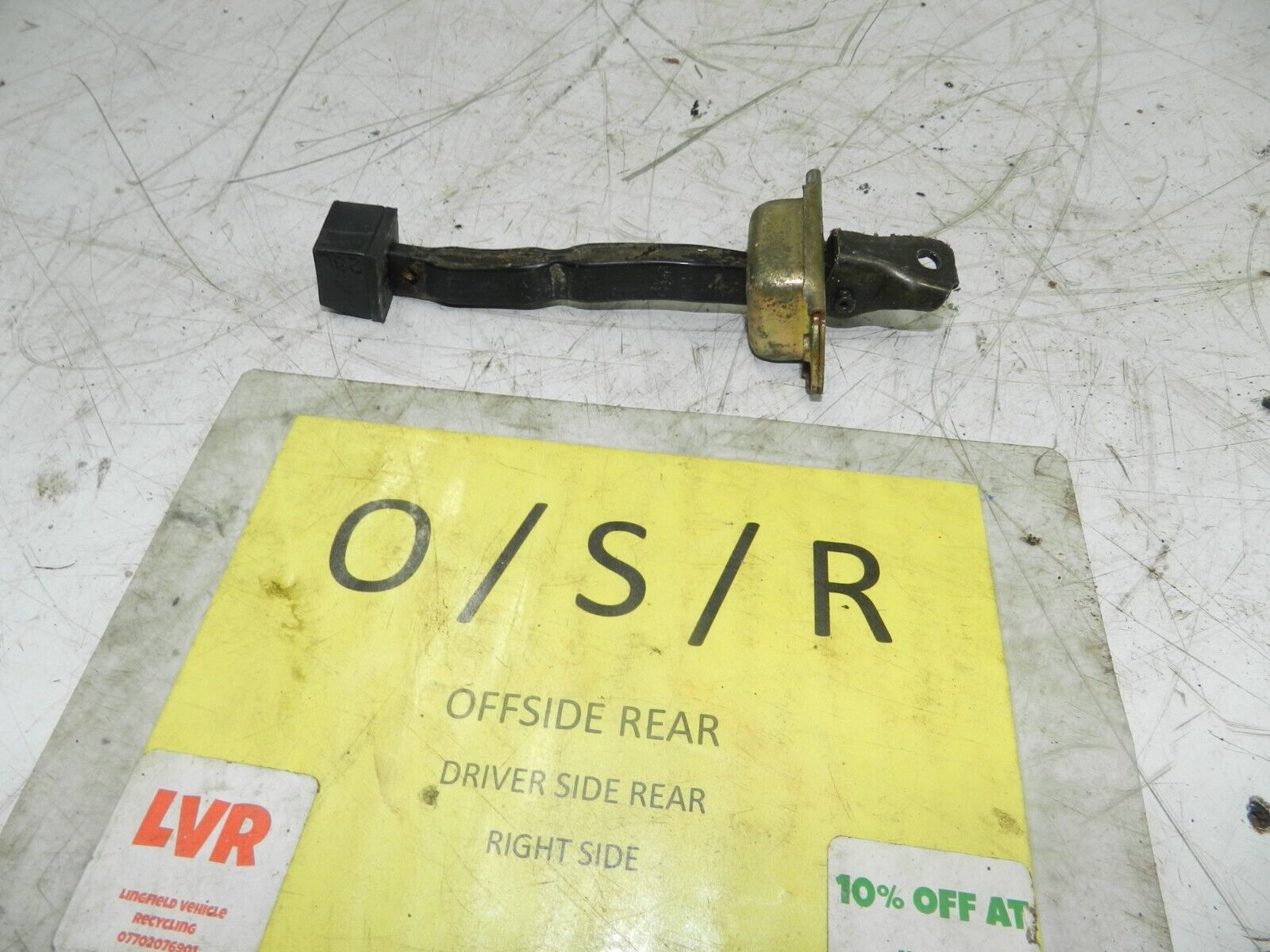 2006 MITSUBISHI SHOGUN PININ DRIVER SIDE REAR DOOR STAY CHECK STRAP