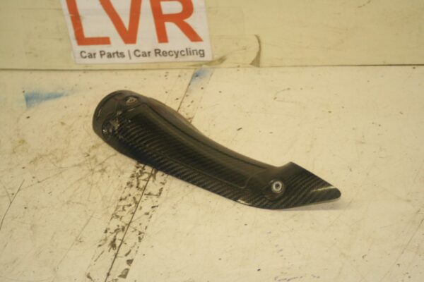 2020 KAWASAKI NINJA 125 CC. EXHAUST GUARD CARBON FIBRE SCUFFED SHIELD
