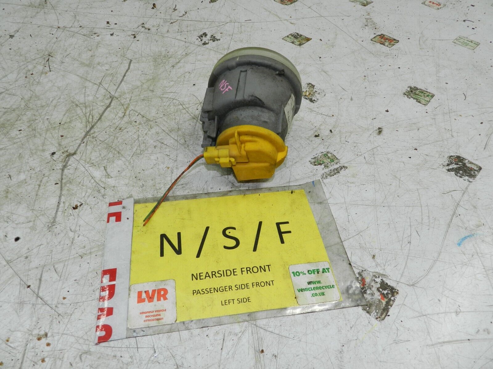 (135) 2003 CITROEN C3 PLURIEL CONVERTIBLE. PASSENGER FRONT FOG LIGHT - Image 3