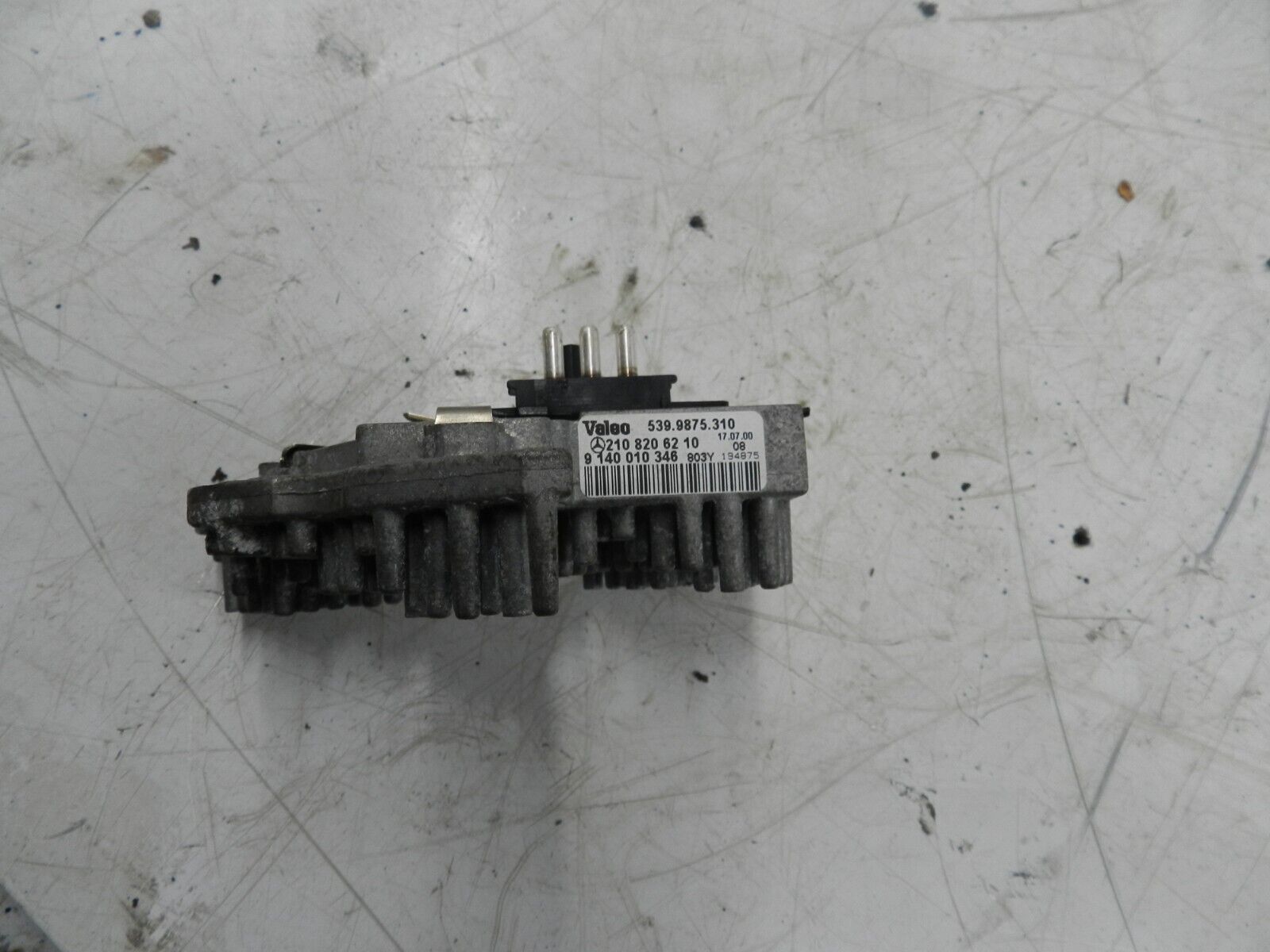 (131) 2002 MERCEDES BENZ E CLASS ESTATE W210. HEATER BLOWER MOTOR RESISTOR - Image 4