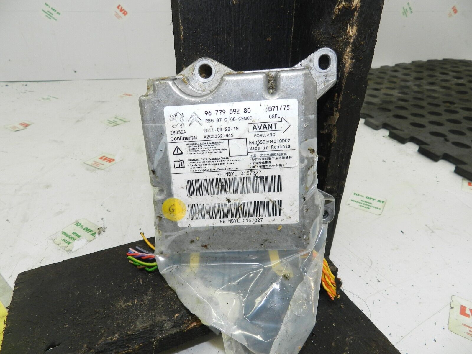 2012 CITROEN C4 VTS MK2 HATCHBACK. AIRBAG ECU 9677909280