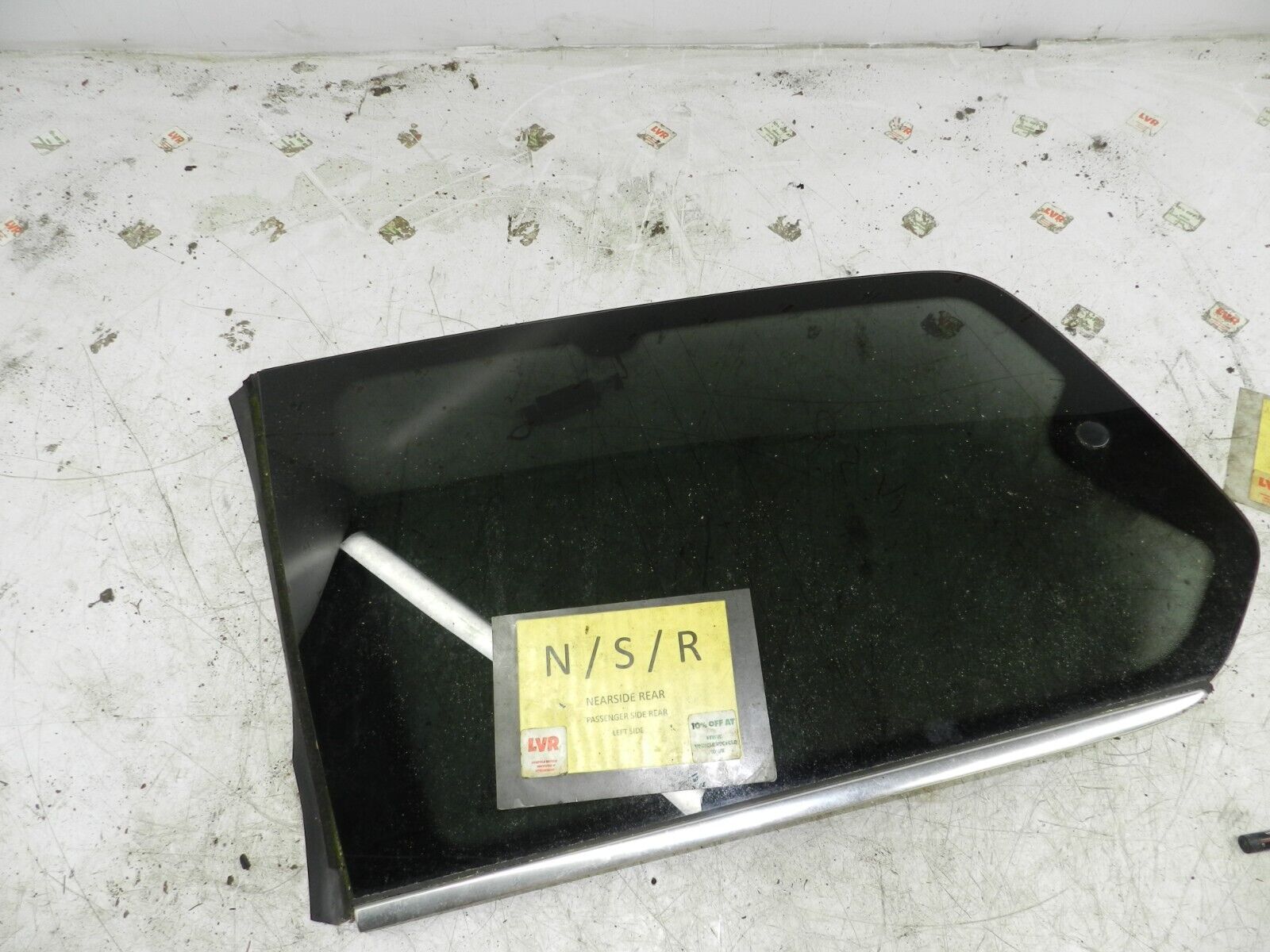 2012 FORD GALAXY MK3 TITANIUM. PASSENGER SIDE REAR QUARTER GLASS WINDOW - Image 2
