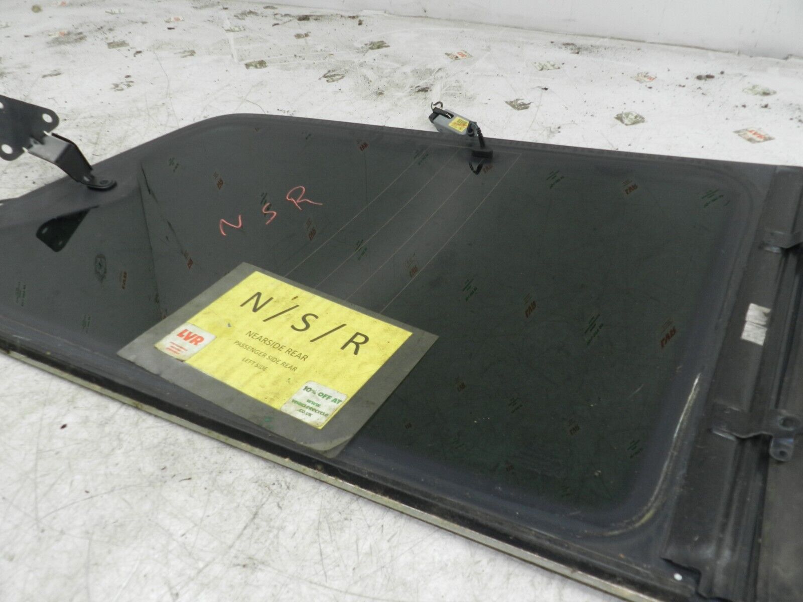 2012 FORD GALAXY MK3 TITANIUM. PASSENGER SIDE REAR QUARTER GLASS WINDOW - Image 4