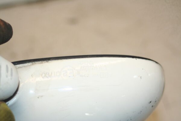 MAZDA MX5 MK1. DRIVER SIDE WING MIRROR IN WHITE - Image 6