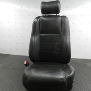 147. JAGUAR XJ6 XJ40. PASSENGER SIDE FRONT BLACK LEATHER SEAT