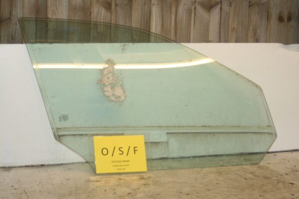 JAGUAR S TYPE. DRIVER SIDE FRONT WINDOW GLASS