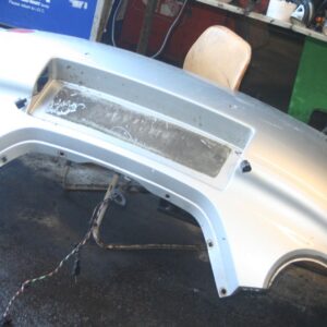 2004 VOLKSWAGEN CONVERTIBLE BEETLE 1.8T. REAR BUMPER IN SILVER