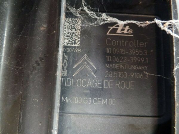 Citroen DS3 2015/16 1.2T ABS Pump Control Module 9812847880 - Image 3