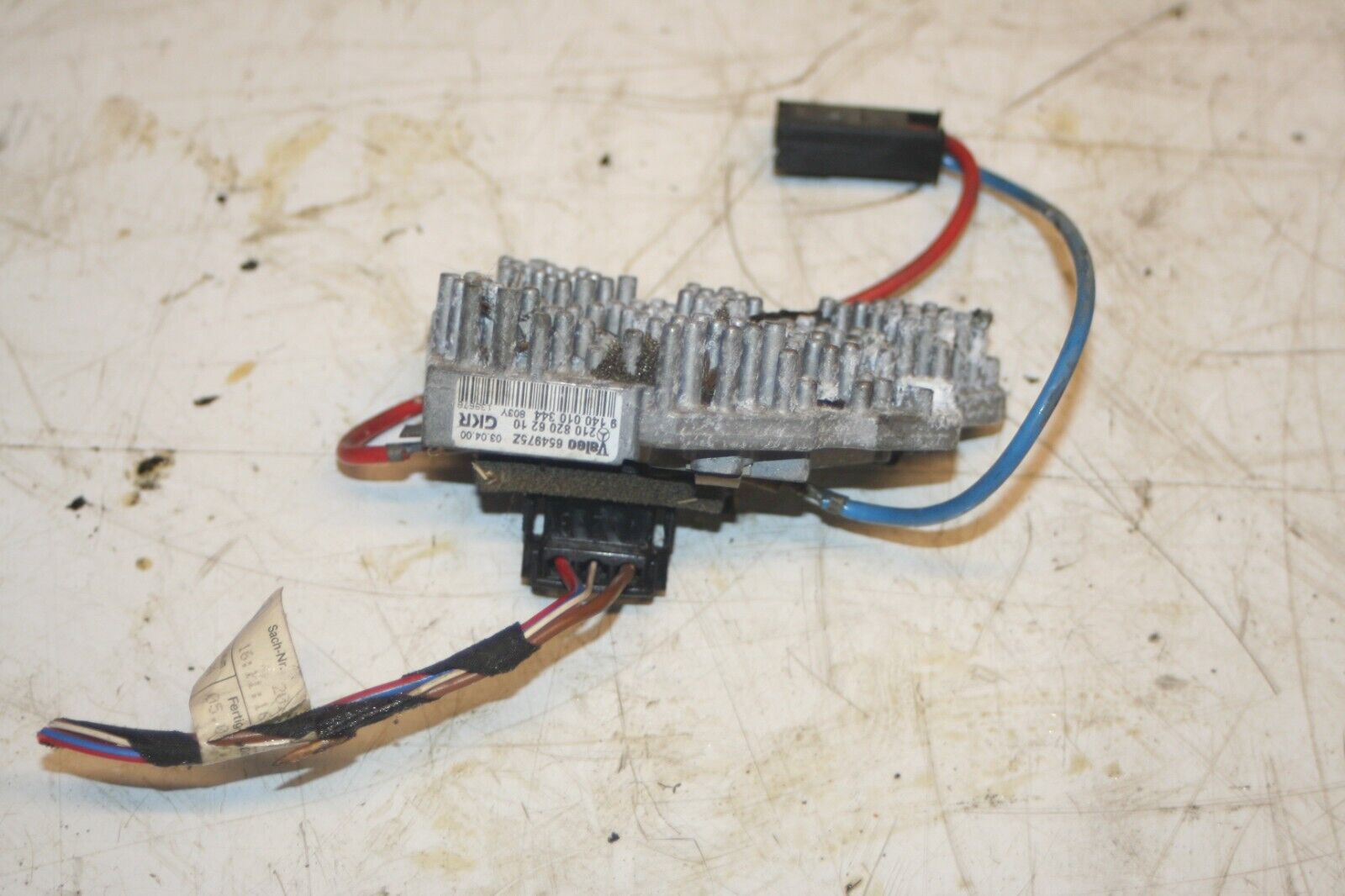 2000 MERCEDES C CLASS W202. HEATER BLOWER RESISTOR - Image 3