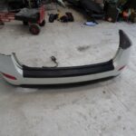 2010 Hyundai Santa Fe Genuine Rear Bumper in White