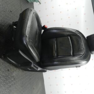 2009 NISSAN QASHQAI J10. PASSENGER FRONT BLACK LEATHER SEAT HEATED